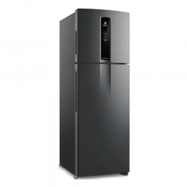 Imagem da oferta Geladeira Electrolux Frost Free Duplex Efficient com Autosense Cor Black Inox Look 390l (IF43B)