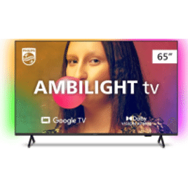 Imagem da oferta Smart TV Philips 65" Ambilight LED 4K UHD Google TV 65PUG7908/78