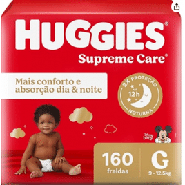 Imagem da oferta Huggies Fralda Supreme Care G 160 Un