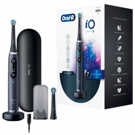 Imagem da oferta Escova Eletrica Oral B Sonos Io9 Handle com Cabo + Carregador + 2 Refis + Estojo para Refil