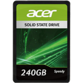 Imagem da oferta SSD Acer Speedy 240GB SATA III 550MB/s leitura 490MB/s gravação - GP.SRG11.00F