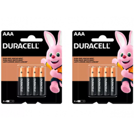 Imagem da oferta Kit com 8 Unidades de Pilha Alcalina AAA Duracell