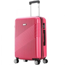 Mala de Viagem Bordo P 360º Abs Orlando Isiway Rosa - 19004