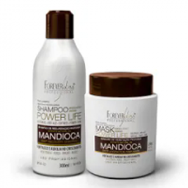Imagem da oferta Kit Profissional Shampoo e Máscara de Mandioca Forever Liss