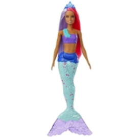 Imagem da oferta Boneca Barbie Dreamtopia - Sereia Cabelo Roxo e Vermelho - Mattel