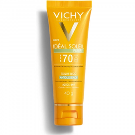 Imagem da oferta Protetor Solar Facial Vichy Idéal Soleil Purify FPS70 - 40g