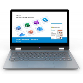 Imagem da oferta Notebook Positivo Duo Celeron N3350 4GB SSD 128GB Tela 11.6" FHD W10 - C4128C
