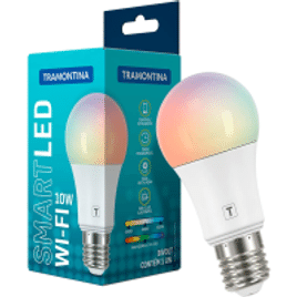 Imagem da oferta Lâmpada Tramontina Smart LED Inteligente E27 Wifi 10W - 58020117