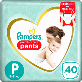 Imagem da oferta Fralda Pampers Pants Premium Care P - 40 Fraldas