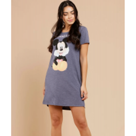 Imagem da oferta Camisola Feminina Estampa Mickey Manga Curta Disney