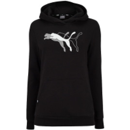 Blusão Puma Feminino com Capuz Power Graphic TR