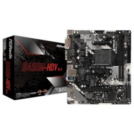 Imagem da oferta Placa-Mãe ASRock B450M-HDV R4.0 AMD AM4 Micro ATX DDR4