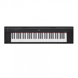 Imagem da oferta Piano Digital Yamaha NP-12B Piaggero Preto com USB 61 Teclas Sensitivas e 64 Notas de Polifonia