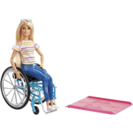 Imagem da oferta Barbie Fashionista Cadeira de Rodas GGL22 - Mattel