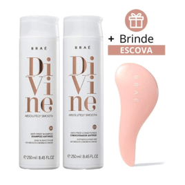 Imagem da oferta Kit braé Divine Anti Frizz Duo + Brinde Escova