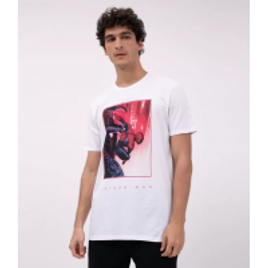 Imagem da oferta Camiseta Manga Curta Estampa Homem Aranha Branco