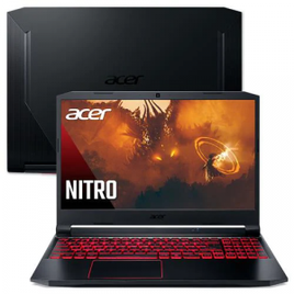 Imagem da oferta Notebook Gamer Acer NVIDIA GeForce GTX 1650 AMD Ryzen 5-4600H 16GB 512GB SSD Tela Full HD 15.6” Endless OS Aspire Nitro 5 AN515-44-R5YZ