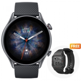 Imagem da oferta Smartwatch Amazfit GTR 3 Pro Amoled 1.45" + Smartwatch Amazfit Neo
