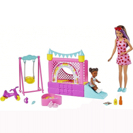 Imagem da oferta Barbie Boneca Skipper Babysitter Parque infantil HHB67