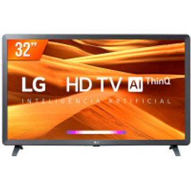 Imagem da oferta Smart TV LED 32" LG 3 HDMI 2 USB Bluetooth Wi-Fi Active HDR ThinQ AI - 32LM621CBSB.A