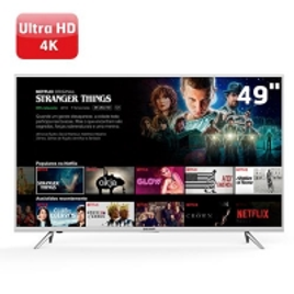 Imagem da oferta Smart TV LED 49" UHD 4K Semp 49K1US 3 HDMI 2 USB Wi-Fi HDR