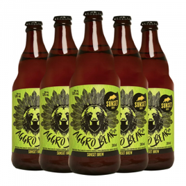 Imagem da oferta Kit de Cerveja Sunset Aggro Bear IPA - Compre 4 e Leve 5