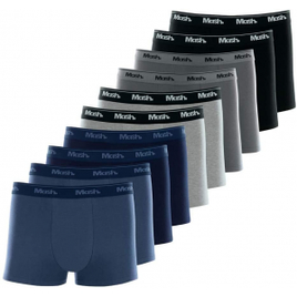 Kit 10 Cuecas Boxer Mash - Masculino
