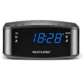 Imagem da oferta Radio Relógio Digital Alarme Despertador Painel De Led Multilaser Sp288