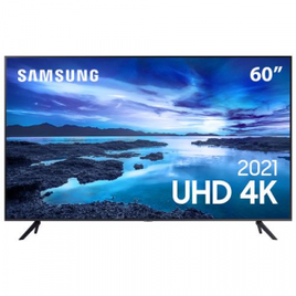 Imagem da oferta Smart TV Samsung 60" UHD 4K 60AU7700 Crystal 4K Visual Livre de Cabos Alexa built in