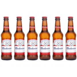 Imagem da oferta Cerveja Budweiser Lager 6 Unidades - 330ml