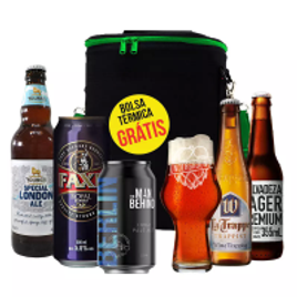 Imagem da oferta Kit Mochilão Cervejeiro  - Compre 5 Cervejas + Copo e Ganhe Bolsa Térmica