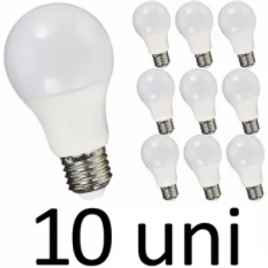 Imagem da oferta Kit 10 Lâmpada Led 12w Bulbo E27 Bivolt  Lâmpada de LED