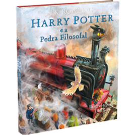 Imagem da oferta Livro Harry Potter e a Pedra Filosofal Edição Ilustrada
