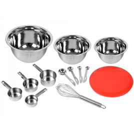 Conjunto de Utensílios Inox Brinox - Preparo Top Pratic 13 Peças