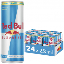 Imagem da oferta Energético Red Bull Energy Drink Sugar Free Pack com 24 Latas de 250ml