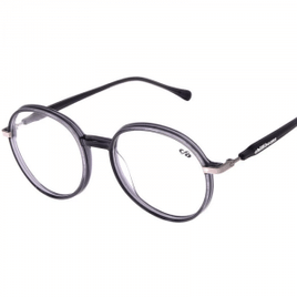 Imagem da oferta Armação Para Óculos de Grau Masculino Chilli Beans Redondo Ônix LV.IJ.0223.0122 - Chilli Beans
