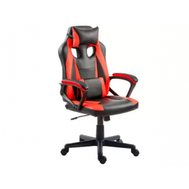 Imagem da oferta Cadeira Gamer Preta e Vermelha 100