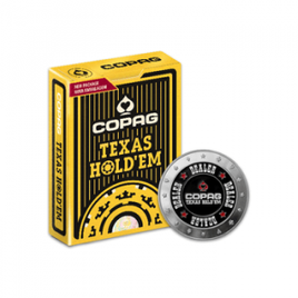 Imagem da oferta Kit Baralho de Poker Texas Hold'em + Dealer Button