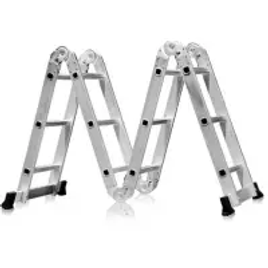 Imagem da oferta Escada Multifuncional 4x3 em Aço e Alumínio 12 Degraus FG8435 - FORTG
