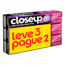 Imagem da oferta Creme Dental Close Up Proteção Bioativa Leve 3 Pague 2