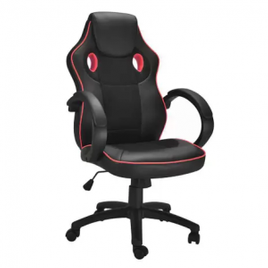 Imagem da oferta Cadeira Gamer Starter Preta e Vermelha - Mobly