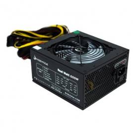 Fonte Gamer Rise Mode Atomic 600W Led Branco - RM-FE-04-AT