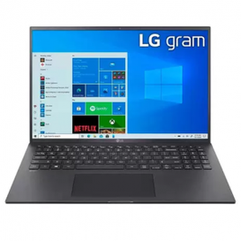Imagem da oferta Notebook LG Gram i7-1165G7 16GB SSD 256GB Iris Xe Graphics G7 Tela 16" IPS W10 - 16Z90P-G.BH71P2