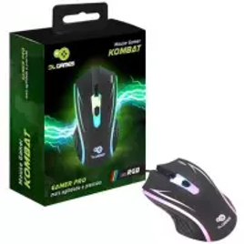 Imagem da oferta Mouse Gamer DL Games Kombat LED RGB 4 Botões - MX250PRE
