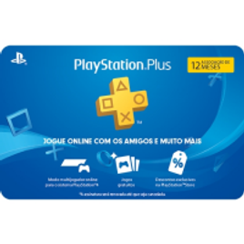 Imagem da oferta Gift Card Digital Sony Playstation Plus 12 Meses