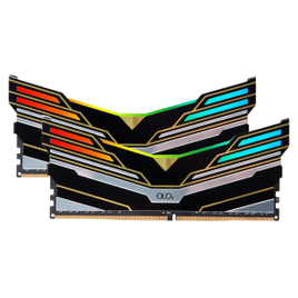 Memória RAM DDR4 OLOy WarHawk Black 16GB (2x8GB) 3000MHZ RGB - MD4U083016BEDA