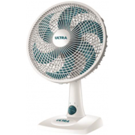 Ventilador de Mesa Mondial Ultra V-30-6P 30cm com 6 Pás e 3 Velocidades - Branco/Azul