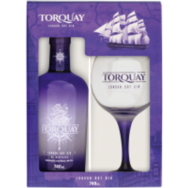 Imagem da oferta Kit Taça + Gin London Dry Torquay - 740ml