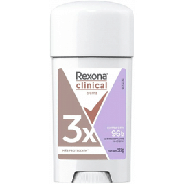 Imagem da oferta Antitranspirante Creme Rexona Clinical Extra Dry 58g