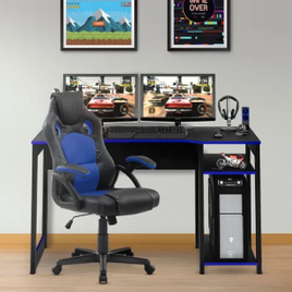 Cadeira De Escritório Gamer E Mesa Para Computador Me4152